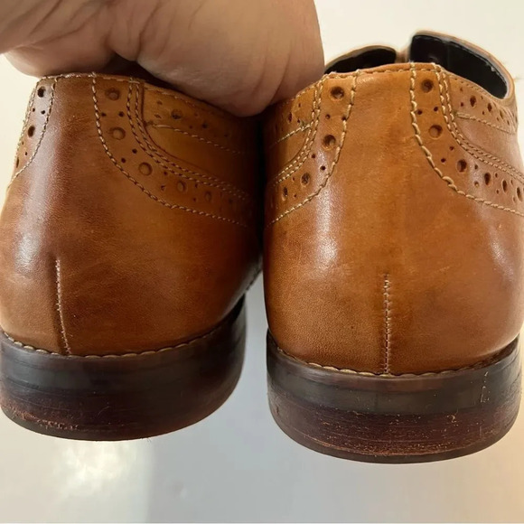 Rockport Trutech Brown Wingtip Lace-up Loafers Size 10.5 Men’s Dress Shoe Work - Picture 7 of 12